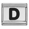 Black Letter Italian Charms