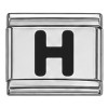 Black Letter Italian Charms