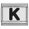 Black Letter Italian Charms