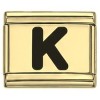 Black Letter Italian Charms