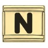 Black Letter Italian Charms