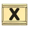 Black Letter Italian Charms