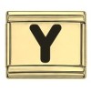 Black Letter Italian Charms