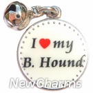 JR139 I Love My Basset Hound ORing Charm