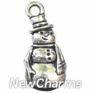 JT150 Silver Snowman ORing Charm