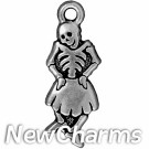 JT217 Silver Dancing Senorita O-Ring Charm 