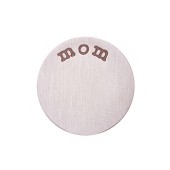 DA945 Mom Plate in Silver for 25mm Locket