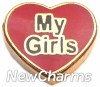H1165 My Girls Heart Floating Locket Charm