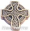 H1178 Celtic Cross Floating Locket Charm