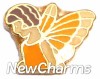 H1614 Fairy in Yellow Floating Locket Charm