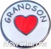 H1697 Love Grandson Floating Locket Charm