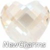 April Checkerboard Heart Floating Locket Charm (clearance)