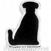 H3126 Black Dog Floating Locket Charm