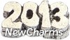 H4003 2013 Silver Floating Locket Charm