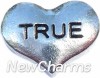 H7055 True Silver Heart Floating Locket Charm