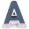 Fancy CZ Letter A Floating Locket Charm