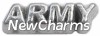 H8044 Silver Army Floating Locket Charm