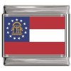 Georgia Flag Italian Charm