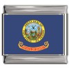 Idaho Flag Italian Charm