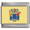 New Jersey Flag Italian Charm