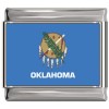 Oklahoma Flag Italian Charm