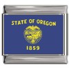 Oregon Flag Italian Charm