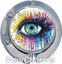 PH8052 Watercolor Eye Foldable Purse Hanger