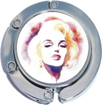 PH10598 Watercolor Marilyn Monroe Foldable Purse Hanger