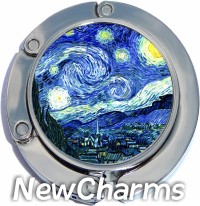 PH9054 Starry Night Photo Foldable Purse Hanger