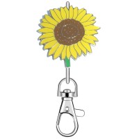 KK2215 Sunflower Yellow Flower Purse Key Chain