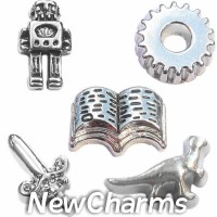 CSL108 Epic Storytime Charm Set for Floating Lockets