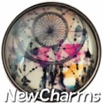 GS155 Dreamcatcher Snap Charm